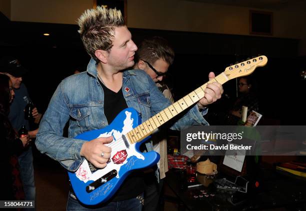 Musician Mike Gossin of Gloriana attends the Backstage Creations Celebrity Retreat at 2012 American Country Awards at the Mandalay Bay Events Center...