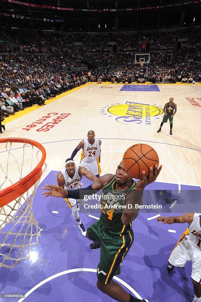 Utah Jazz v Los Angeles Lakers