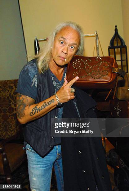 Rickey Medlocke of Lynyrd Skynyrd attends the Backstage Creations Celebrity Retreat at the 2012 American Country Awards at the Mandalay Bay Events...