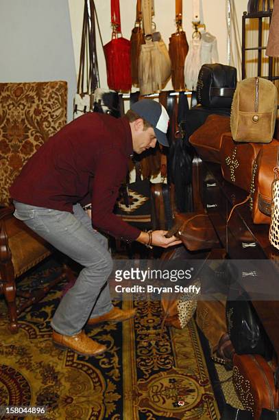 Singer/songwriter Dustin Lynch attends the Backstage Creations Celebrity Retreat at the 2012 American Country Awards at the Mandalay Bay Events...