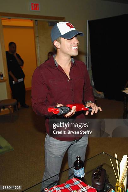 Singer/songwriter Dustin Lynch attends the Backstage Creations Celebrity Retreat at the 2012 American Country Awards at the Mandalay Bay Events...