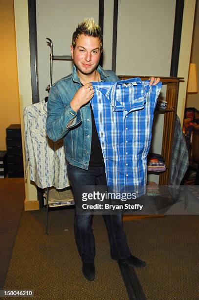Mike Gossin of Gloriana attends the Backstage Creations Celebrity Retreat at the 2012 American Country Awards at the Mandalay Bay Events Center on...