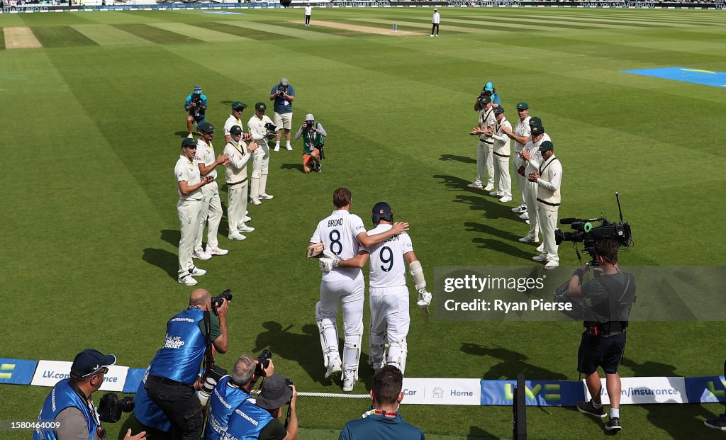 England v Australia - LV= Insurance Ashes 5th Test Match: Day Four