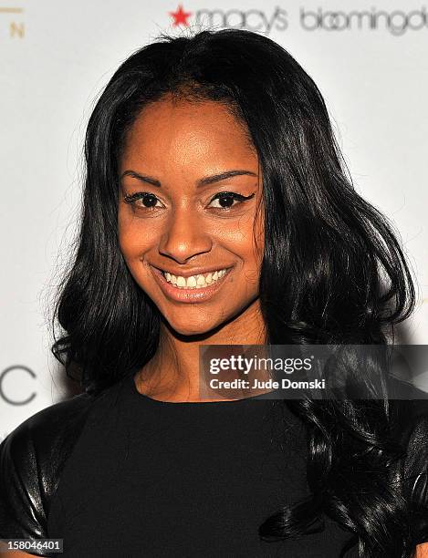 Singer and haprist Rashida Jolley attends the 2012 European School Of Economics Foundation Vision And Reality Awards at Cipriani 42nd Street on...