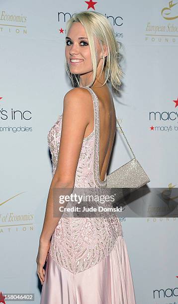 Laura James, who reently won America's Next Top Model Cycle 19, attends the 2012 European School Of Economics Foundation Vision And Reality Awards at...