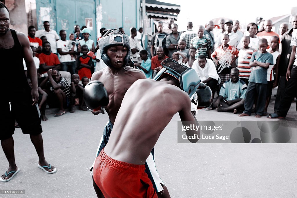 Street Fight Boxers, Accra, Ghana