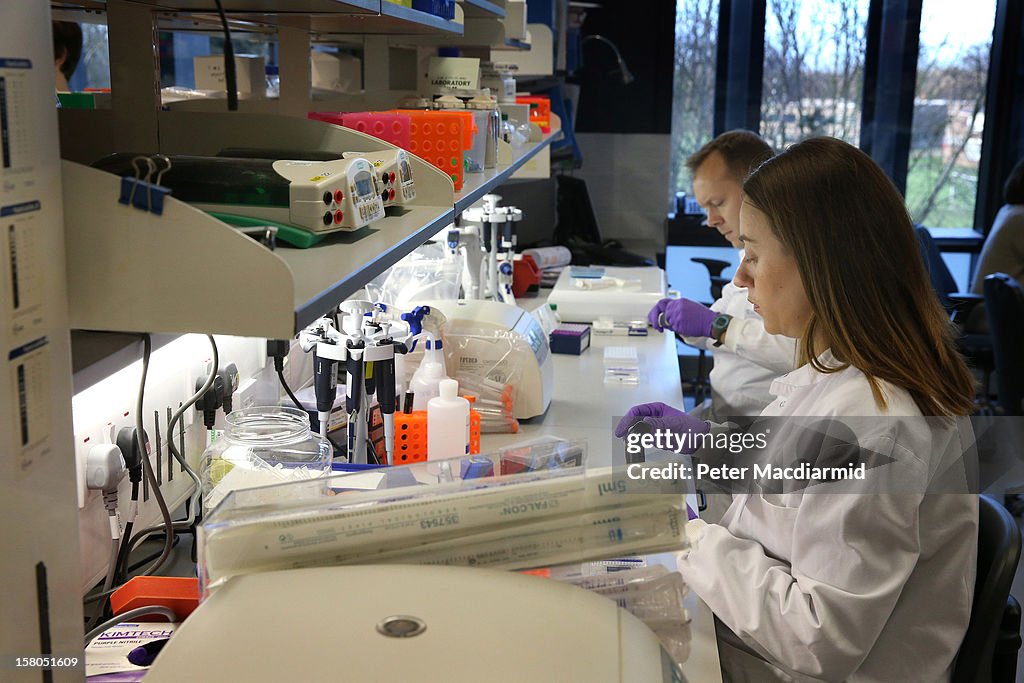 Prime Minister David Cameron Visits Cancer Research UK's Cambridge Research Institute