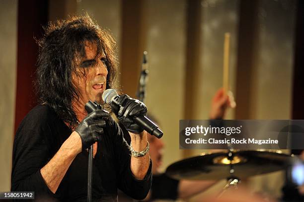 Alice Cooper performs live onstage at the 100 Club, June 26, 2011.