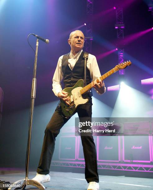 Francis Rossi of Status Quo performs at Quofestive at BIC on December 9, 2012 in Bournemouth, England.