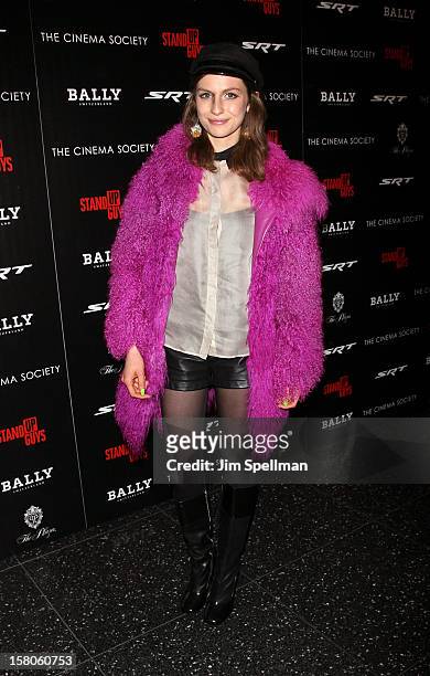 Tali Lennox attends The Cinema Society With Chrysler & Bally premiere of "Stand Up Guys" at Museum of Modern Art on December 9, 2012 in New York City.