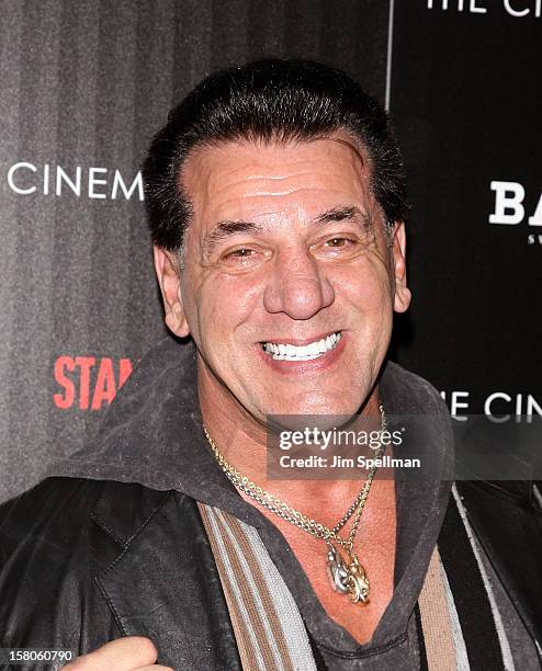 Chuck Zito attends The Cinema Society With Chrysler & Bally premiere of "Stand Up Guys" at Museum of Modern Art on December 9, 2012 in New York City.