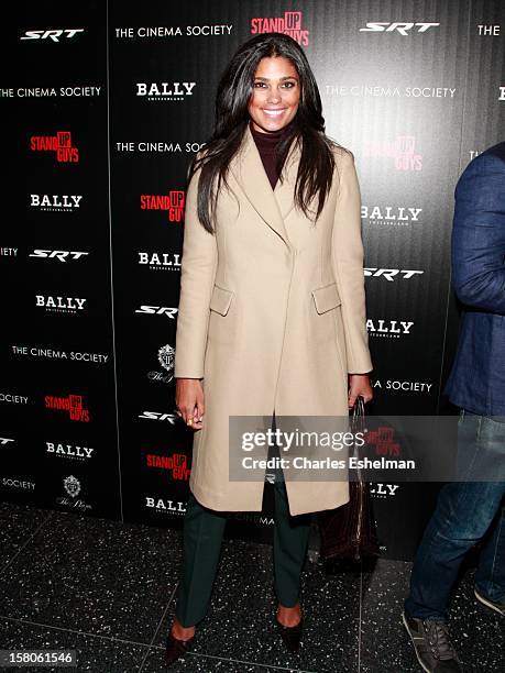 Designer Rachel Roy attends The Cinema Society With Chrysler & Bally Host The Premiere Of "Stand Up Guys" at The Museum of Modern Art on December 9,...