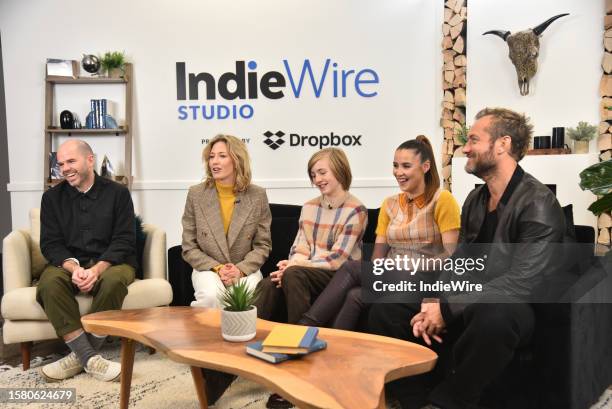 Sean Durkin, Carrie Coon, Charlie Shotwell, Oona Roche, and Jude Law