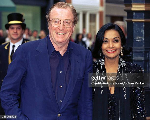 Michael & Shakira Caine Attend A Gianni Versace Book Launch Party At His Store In London'S Bond Street. .