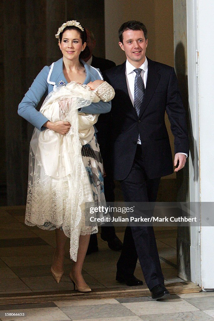 The Christening Of Crown Prince Frederick & Crown Princess Mary Of Denmark'S Son Christian