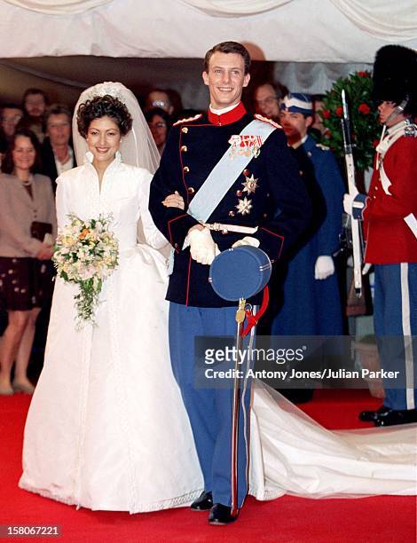 The Wedding Of Prince Joachim & Princess Alexandra Of Denmark At Frederiksborg Castle. .