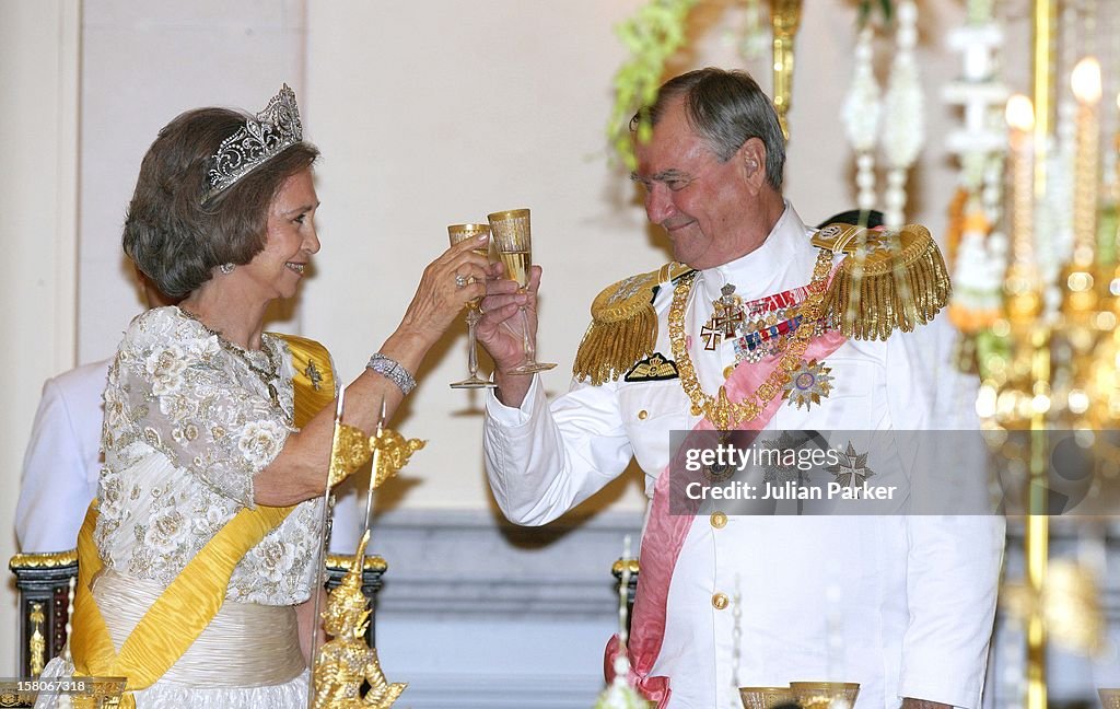 Celebrations To Mark The 60Th Anniversary Of Thai King Bhumibol Adulyadej'S Accession To The Throne