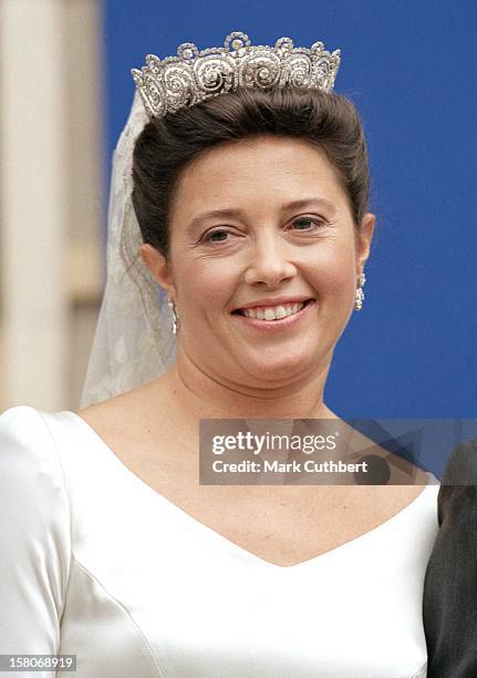 The Wedding Of Princess Alexia Of Greece And Carlos Morales Quintana At The St. Sophia Cathedral In London. .