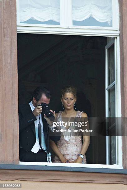Prince Nikolaos, And Princess Tatiana Of Greece Attend The Wedding Of Princess Nathalie Of Sayn-Wittgenstein -Berleburg, To Alexander Johannsmann At...
