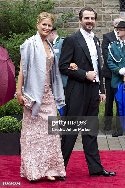 Prince Nikolaos, And Princess Tatiania Of Greece Attend The Wedding Of Princess Nathalie Of Sayn-Wittgenstein -Berleburg, To Alexander Johannsmann At...