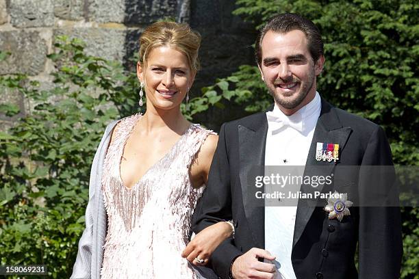 Prince Nikolaos, And Princess Tatiania Of Greece Attend The Wedding Of Princess Nathalie Of Sayn-Wittgenstein -Berleburg, To Alexander Johannsmann At...