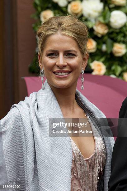 Princess Tatiania Of Greece Attends The Wedding Of Princess Nathalie Of Sayn-Wittgenstein-Berleburg, To Alexander Johannsmann At The Protestant...