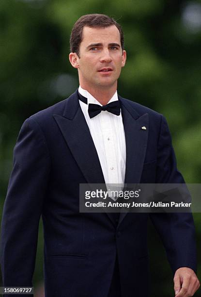 Crown Prince Felipe Of Spain Attends A Performance At Gripsholm Castle During The Celebrations For King Carl Gustav & Queen Silvia Of Sweden'S 25Th...