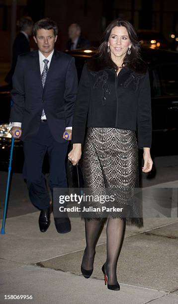 Crown Prince Frederik And Crown Princess Mary Of Denmark Attend A Diinner At The Des Moines Club, In Des Moines, Iowa During A Six Day Official Visit...