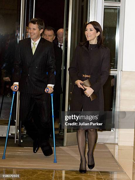 Crown Prince Frederik, And Crown Princess Mary Of Denmark On A Six Day Official Visit To The Usa, Attend A Dinner With Business Representatives And...