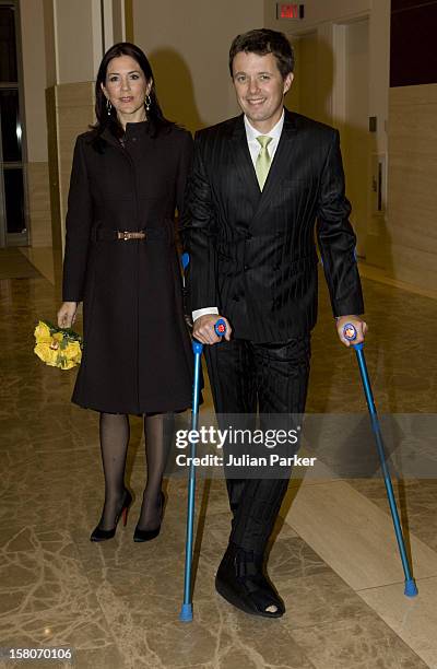 Crown Prince Frederik, And Crown Princess Mary Of Denmark On A Six Day Official Visit To The Usa, Attend A Dinner With Business Representatives And...