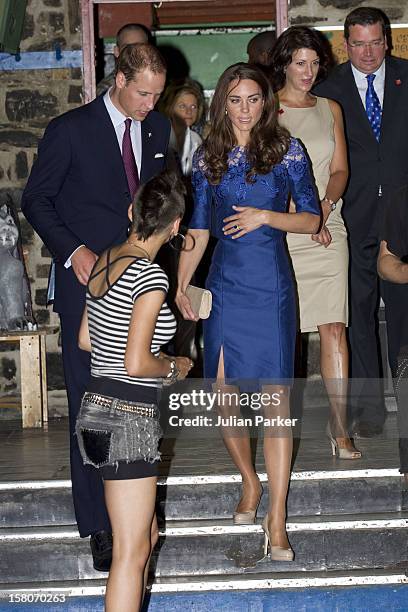 The Duke And Duchess Of Cambridge On Their Official Tour Of Canada.Visit A Youth Project At Maison Dauphine, In Quebec .