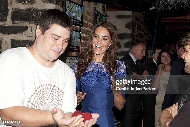 The Duke And Duchess Of Cambridge On Their Official Tour Of Canada.Visit A Youth Project At Maison Dauphine, In Quebec .