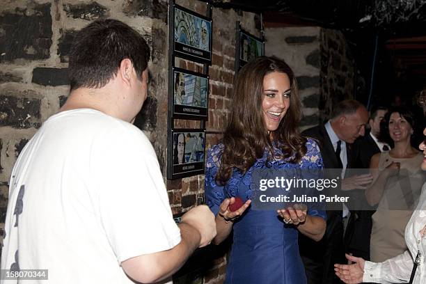 The Duke And Duchess Of Cambridge On Their Official Tour Of Canada.Visit A Youth Project At Maison Dauphine, In Quebec .