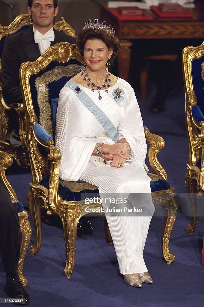 Nobel Prize Award Ceremony At The Stockholm Concert Hall