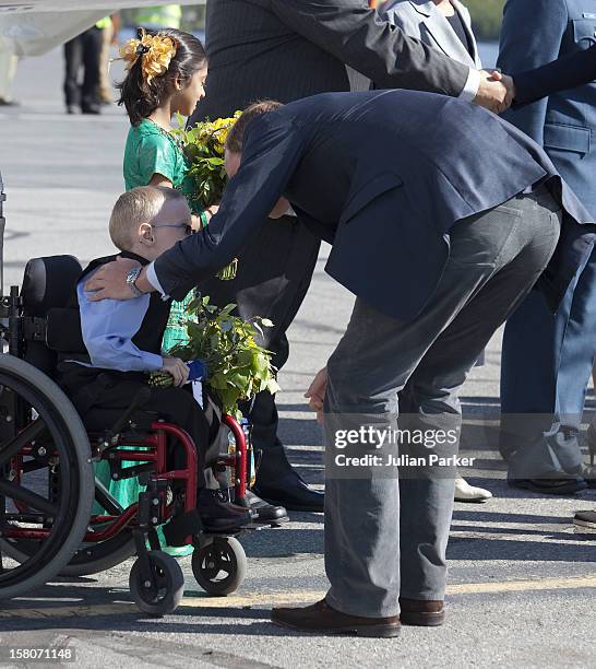 The Duke And Duchess Of Cambridge Leave, Yellowknife Airport On Day 7 Of Their Official Visit To Canada.William And Kate Meet Adithi Balaji- And...