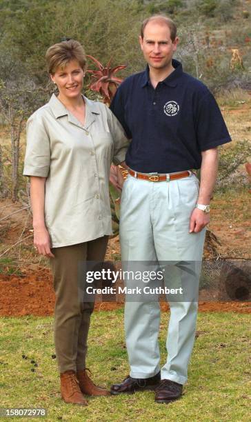 The Earl & Countess Of Wessex'S Eight-Day Visit To Africa.Visit To The Kwandwe National Park Near Grahamstown, South Africa, Before Heading Off On...