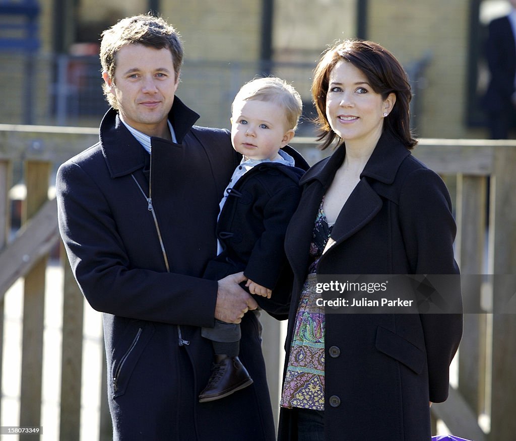 Prince Christian Of Denmark On His First Day Of Nursery School