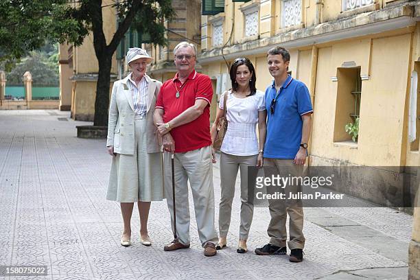 Queen Margrethe, And Prince Henrik Of Denmark, Accompanied By Crown Prince Frederik, And Crown Princess Mary Of Denmark, Begin A State Visit To...