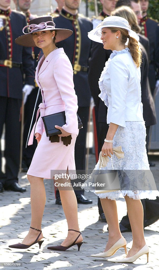 The Wedding Of Prince Laurent Of Belgium & Claire Coombs