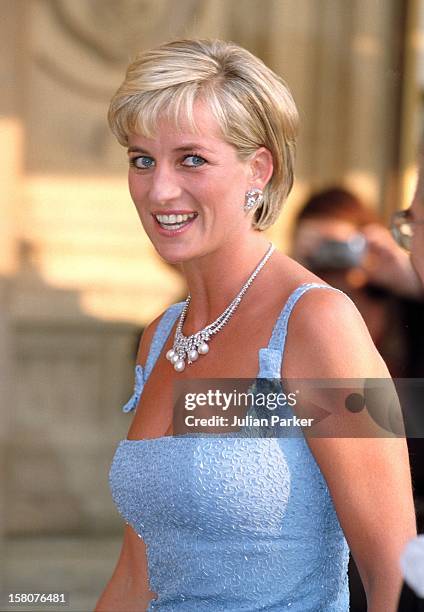 Diana The Princess Of Wales Attends A Gala Performance Of 'Swan Lake' At London'S Royal Albert Hall. .