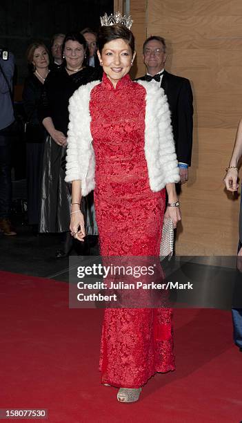 ** ** Alexandra Countess Of Frederiksborg At A Gala Performance In The Dr Concert Hall To Celebrate 40 Years On The Throne Of Queen Margrethe Ii Of...