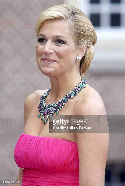 Crown Princess Maxima Attends A Festive Reception At Het Loo Palace In Apeldoorn To Celebrate The 40Th Birthday Of Crown Prince Willem Alexander Of...