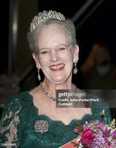 ** ** Queen Margrethe Ii Of Denmark At A Gala Performance In The Dr Concert Hall To Celebrate 40 Years On The Throne In Copenhagen, Denmark.