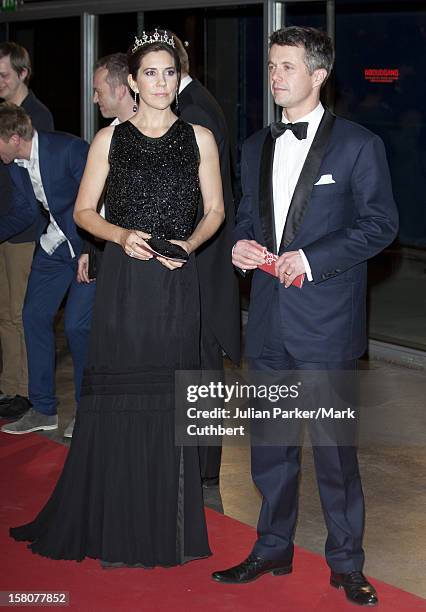 ** ** Prince Frederik Of Denmark And Princess Mary Of Denmark At A Gala Performance In The Dr Concert Hall To Celebrate 40 Years On The Throne Of...