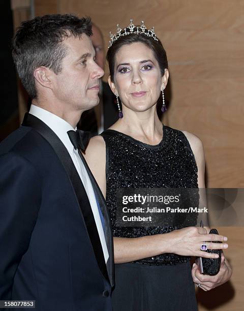 ** ** Prince Frederik Of Denmark And Princess Mary Of Denmark At A Gala Performance In The Dr Concert Hall To Celebrate 40 Years On The Throne Of...