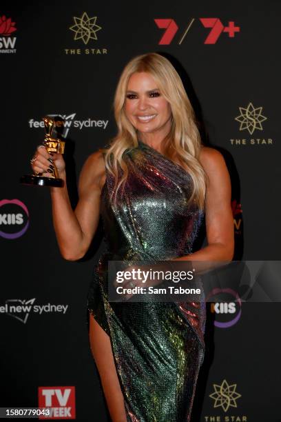 Sonia Kruger wins the Gold Logie Award on July 30, 2023 in Sydney, Australia.