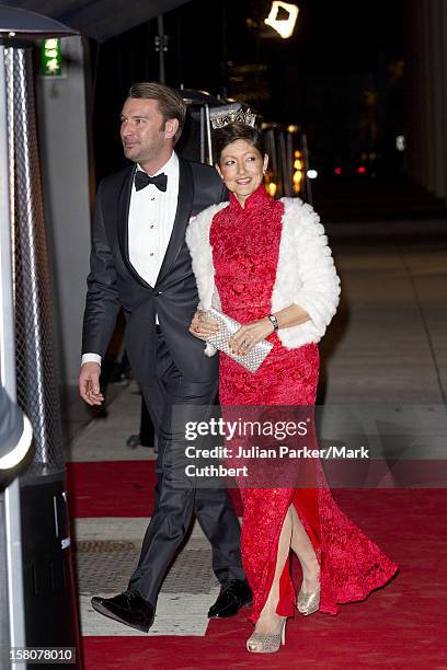 ** ** Alexandra Countess Of Frederiksborg, And Husband, Martin Jorgensen,Attends Gala Performance, At The Concert Hal Of The Danish Broadcasting...