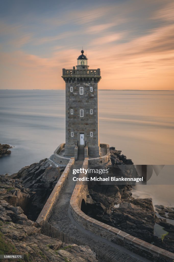 Leuchtturm Kermorvan Frankreich - Bretagne