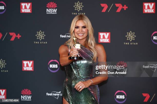 Sonia Kruger wins the Gold Logie Award at the 63rd TV WEEK Logie Awards at The Star, Sydney on July 30, 2023 in Sydney, Australia.