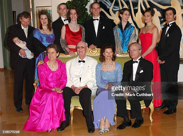 Gala Dinner During The Official Celebrations For Count Lennart Bernadotte'S 95Th & Countess Sonja Bernadotte'S 60Th Birthdays In Mainau, Germany. .